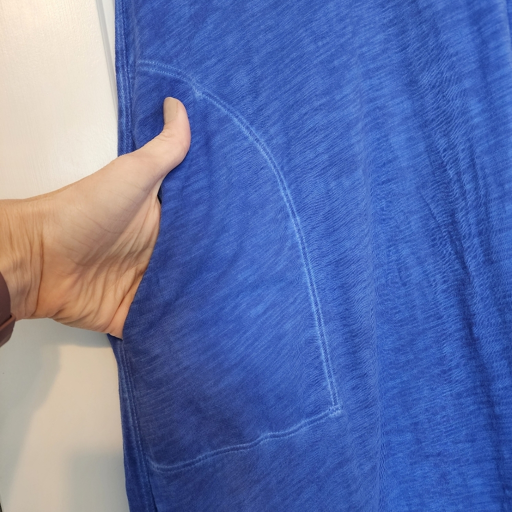 Elliot Lauren Blue Tank Maxi Dress Cotton - Picture 3 of 10